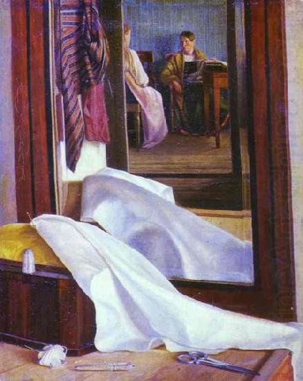 Grigoriy Soroka Reflection in the mirror china oil painting image